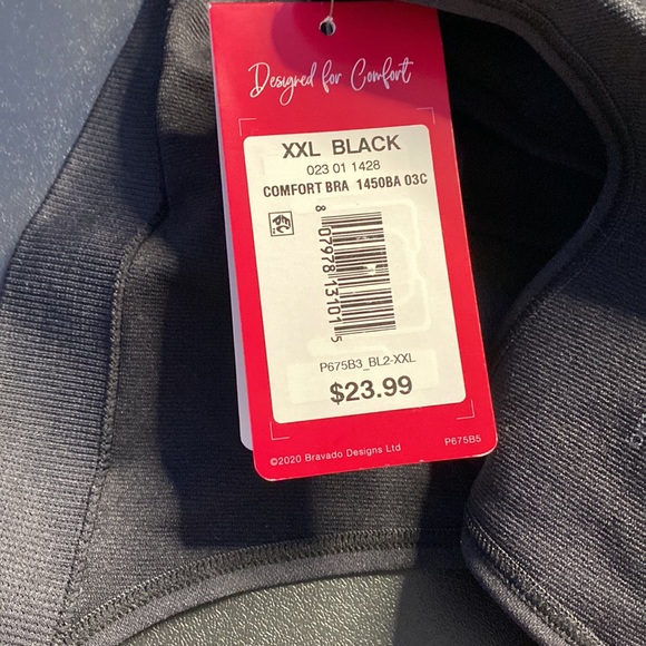 Bravado Basics Maternity and nursings brablack,XXL,NWT - Picture 7 of 7